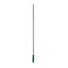Steel mop stick with green colour handle