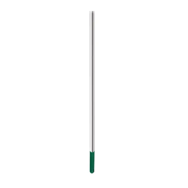 Steel mop stick with green colour handle