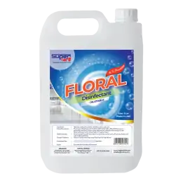 plastic can of floral disinfectant