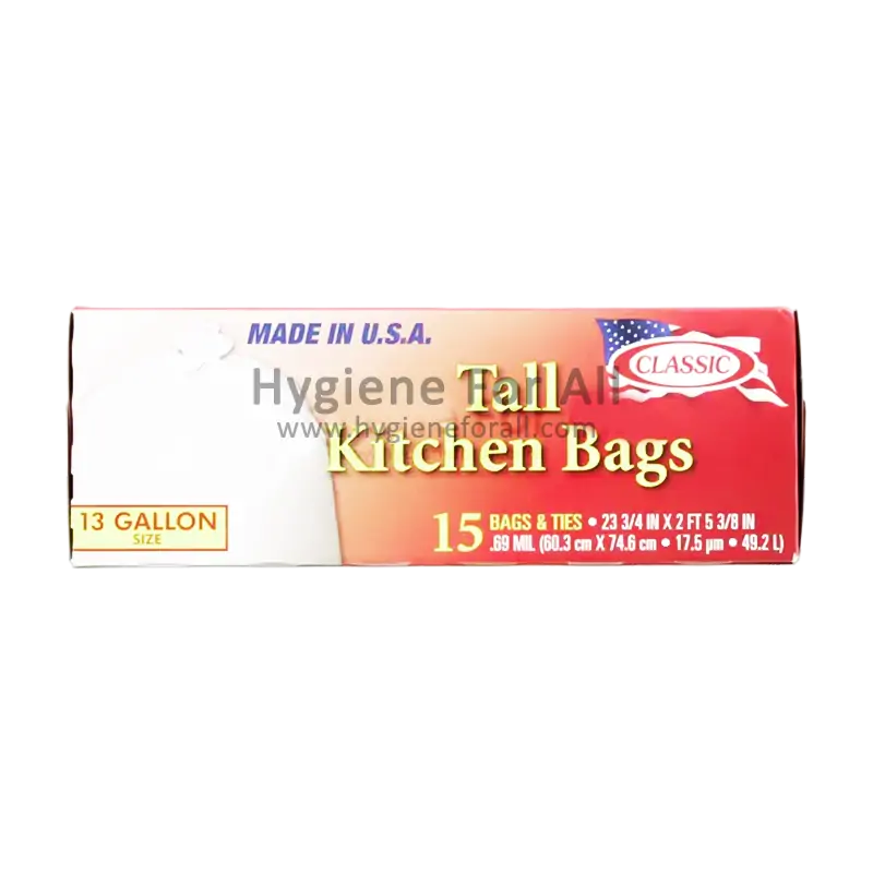 Classic Tall Kitchen Bags 13Gallon 15pcs HygieneForAll   Classic Tall Kitchen Bags 13Gallon 15pcs 600x600 1 