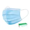blue colour clinical face mask and pack