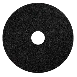 Black coloured machine scrubbing pad