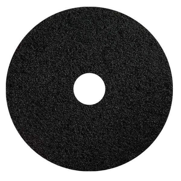 Black coloured machine scrubbing pad