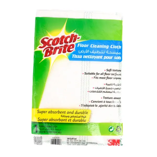 Pack of a floor cleaning cloth
