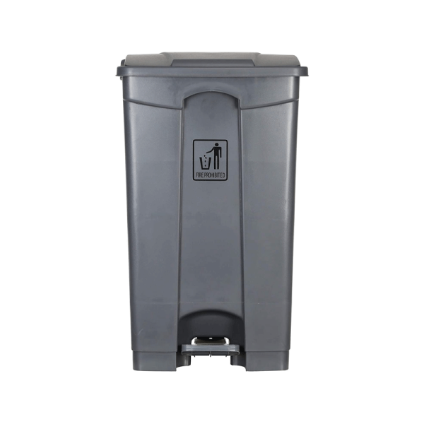 Bluestream 87L Hdpe Plastic Bin, Grey