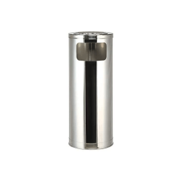 SS Mall Bin With Ashtray 810 mm Height x 360mm