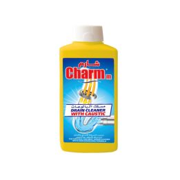 bottle of a drain cleaner