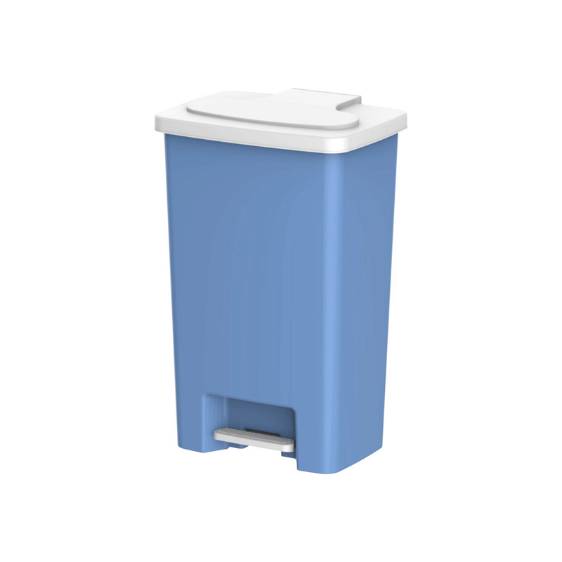 Garbage Bin Green 120ltr Round with Wheel (Height 93 cm, Width 46 cm,  Length 49cm) - HygieneForAll