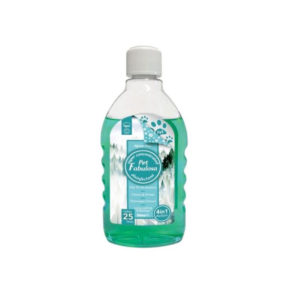 plastic bottle of a disinfectant