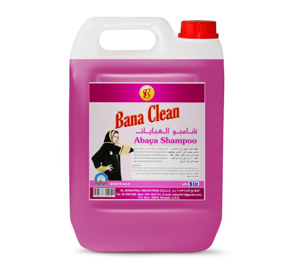 ABAYA SHAMPOO BANACLEAN 5LTR x 4pcs