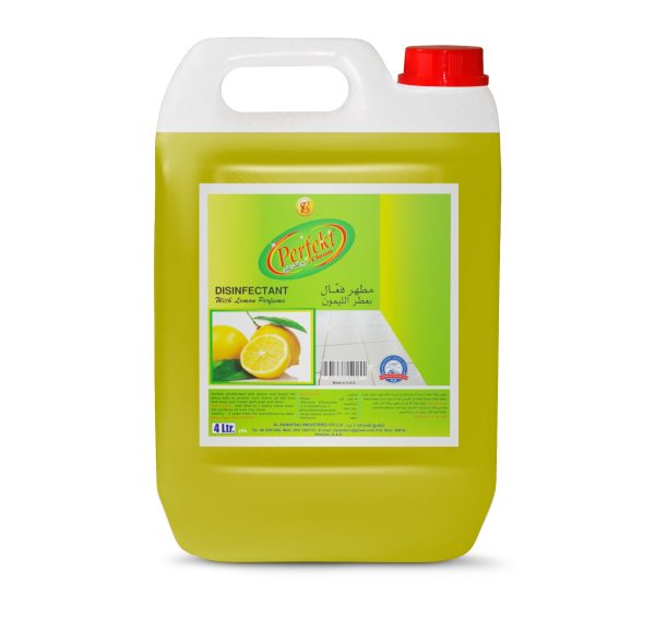 PERFEKT DISINFECTANT LEMON 4LTR x 4pcs