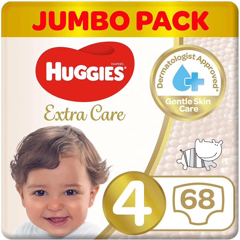 Pack 8x46 Couches hypoallergéniques Jumbo - T4, 7-14Kg