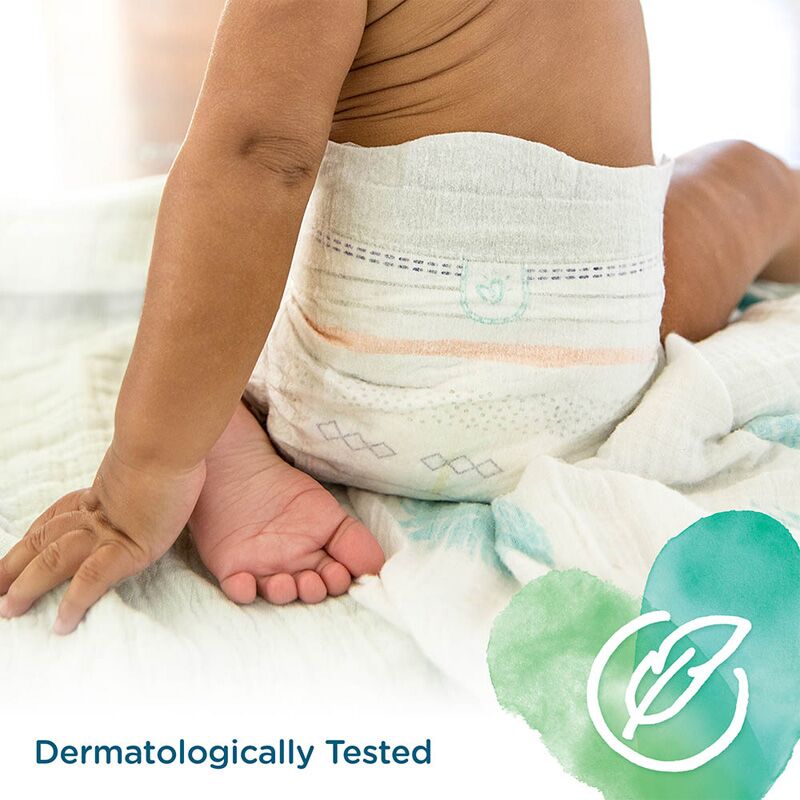 Buy Pampers Pure Protection Dermatologically Tested Diapers Size 1 (2-5kg)  50 Diapers Online - Shop Baby Products on Carrefour UAE