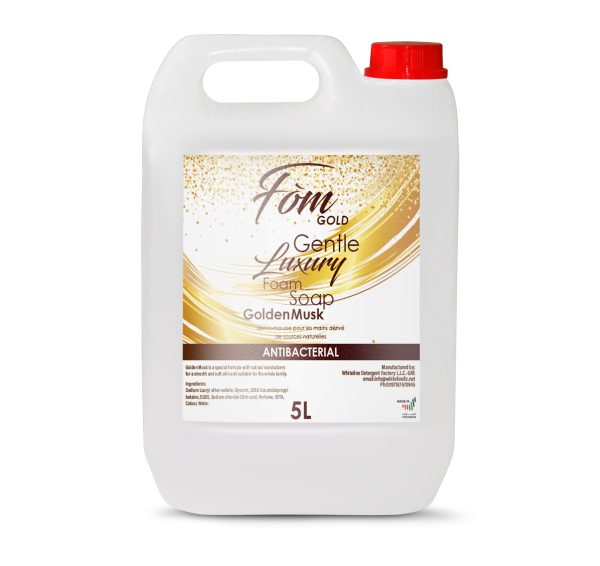 Fom gold antibacterial foaming soap 4pcs x 5L