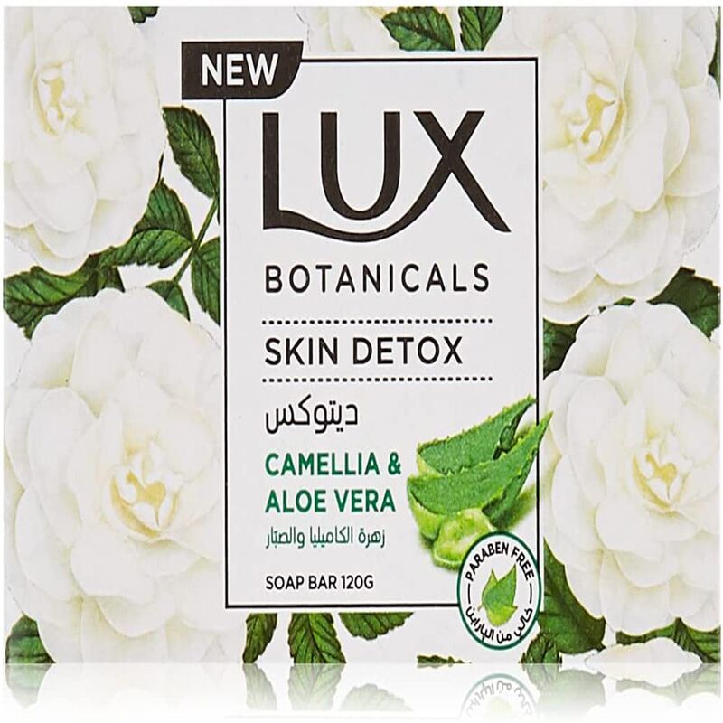 Lux Botanicals Skin Detox Bar Soap Camellia And Aloe Vera 120gr 6281006504073 HygieneForAll