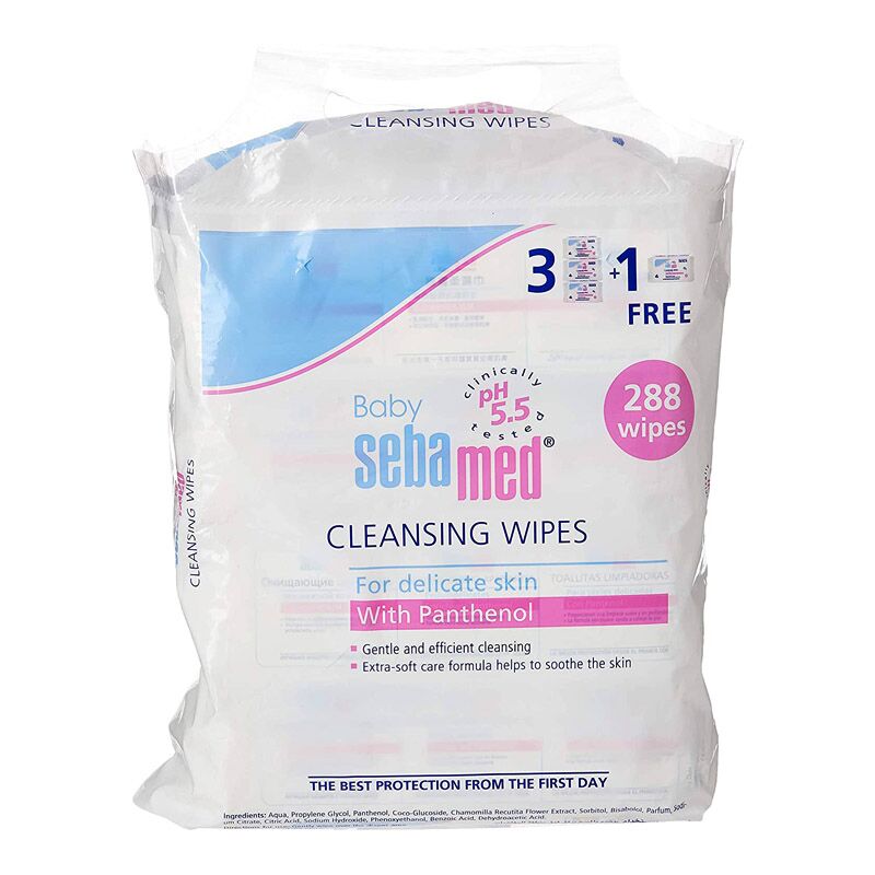 Sebamed Baby Wet Wipes 288 Count Hygieneforall