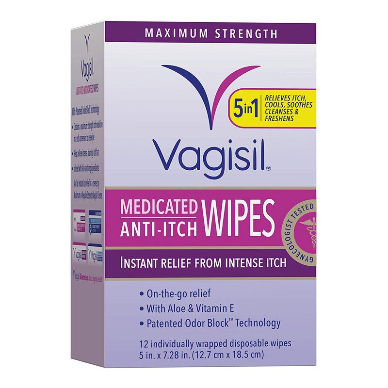 Vagisil Maximum Strength Anti Itch Wipes Hygieneforall