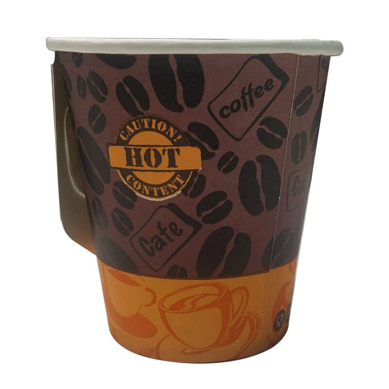 Paper cup 6.5 onz with handle - HygieneForAll