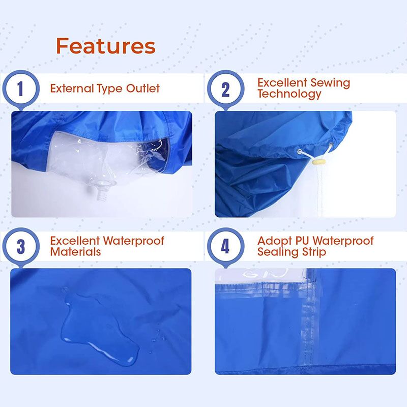 Air Conditioning Cleaning Cover Water Proof Cover Bag with Drain ...