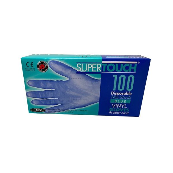 pack of super blue coloured touch vinyl glouse