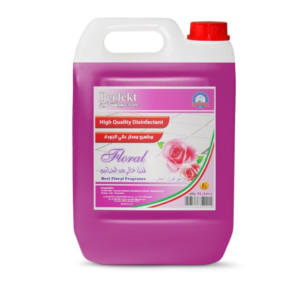 PERFEKT DISINFECTANT FLORAL 4LTR x 4 pcs